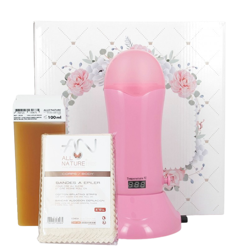 Coffret Epilation Professionnel Roll-on + appareil électrique LCD