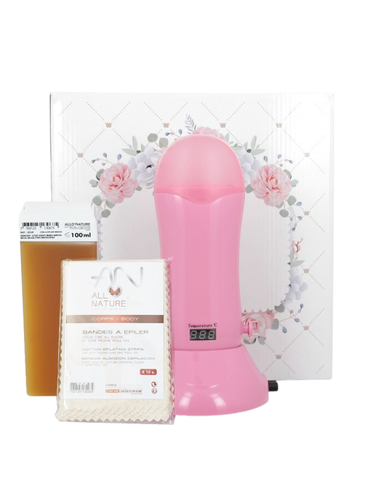 Coffret Epilation Professionnel Roll-on + appareil électrique LCD